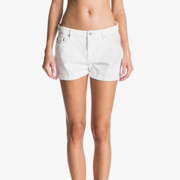 ROXY Lovely Lace - Denim Shorts - Picture 1 of 7